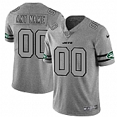 Nike Jets Customized 2019 Gray Gridiron Gray Vapor Untouchable Limited Jersey,baseball caps,new era cap wholesale,wholesale hats
